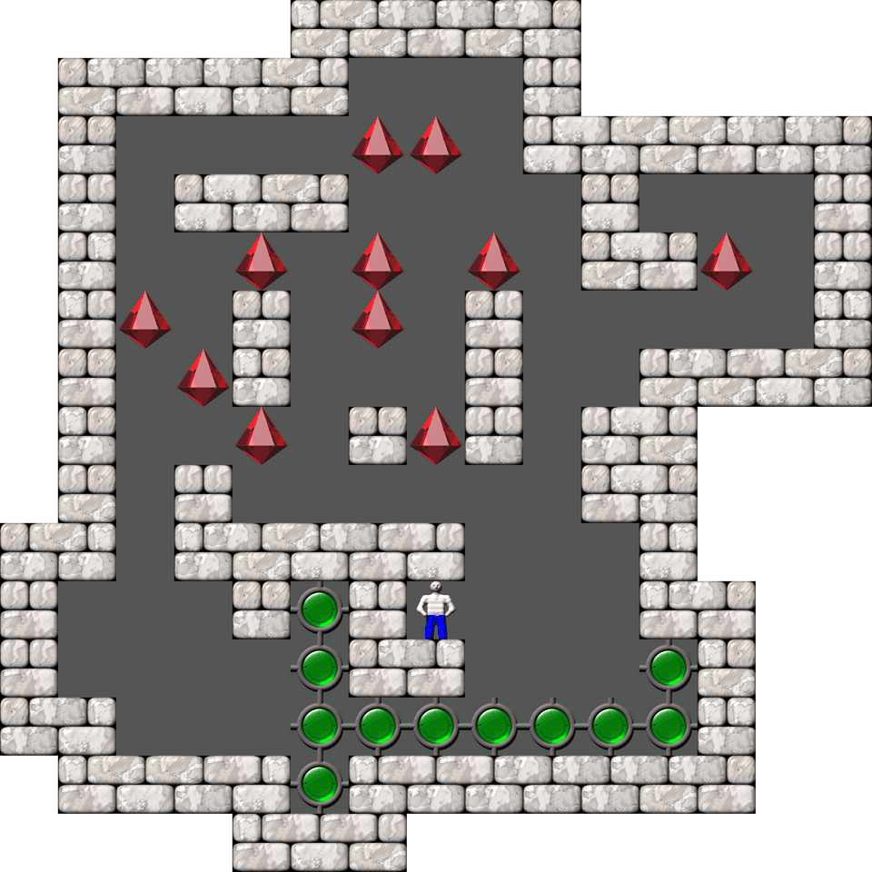 Sokoban Brian Kent's Sokoban2K level 26